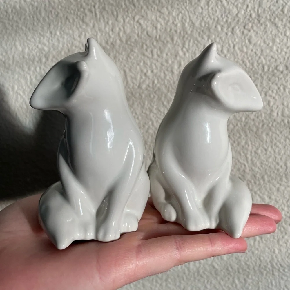 Ceramic Fox Salt and Pepper Shakers White Dinnerware Woodland Creatures Target